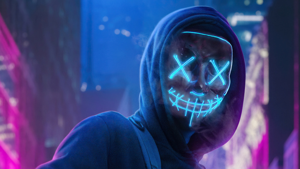Anonymus Guy With Bag 4k Wallpaper