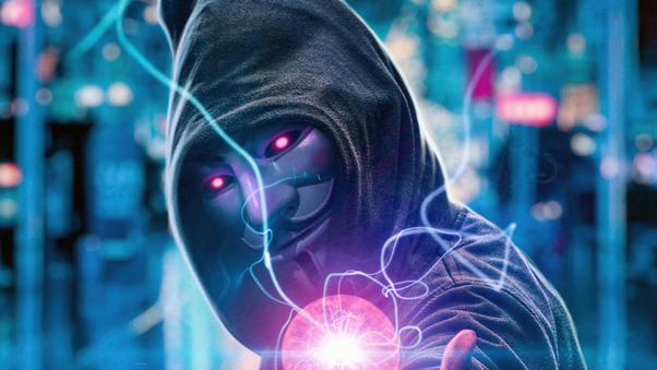 Anonymus Guy With Powerful Powers 4k Wallpaper