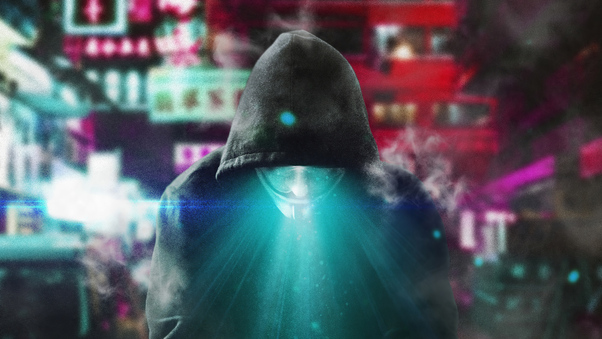 Anonymus Guy With Powers 4k Wallpaper