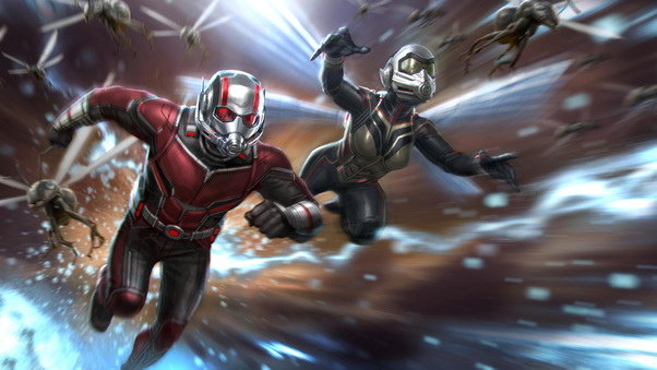 Ant Man And The Wasp Movie Concept Art Wallpaper