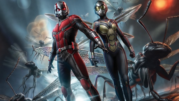 Ant Man And The Wasp Promotional Poster Wallpaper