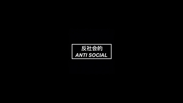 Anti Social Wallpaper