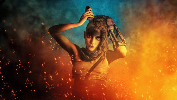 Anya Taylor Joy As Furiosa In Furiosa A Mad Max Saga Wallpaper
