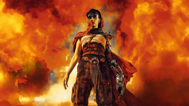 Anya Taylor Joy In Furiosa A Mad Max Saga Wallpaper