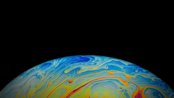 Apple Bubble Background Wallpaper