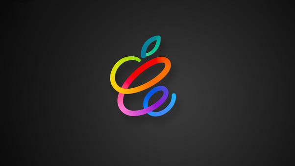 Apple Event Spring Loaded Dark Logo 4k Wallpaper