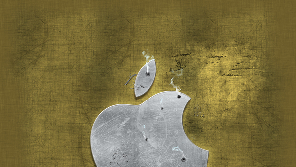 Apple Logo Bullets 4k Wallpaper