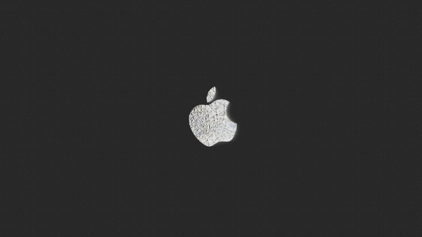 Apple Logo Bw Wallpaper