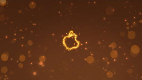 Apple Logo Lighten 4k Wallpaper