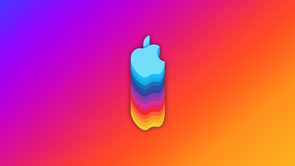 Apple Logo Material 8k Wallpaper
