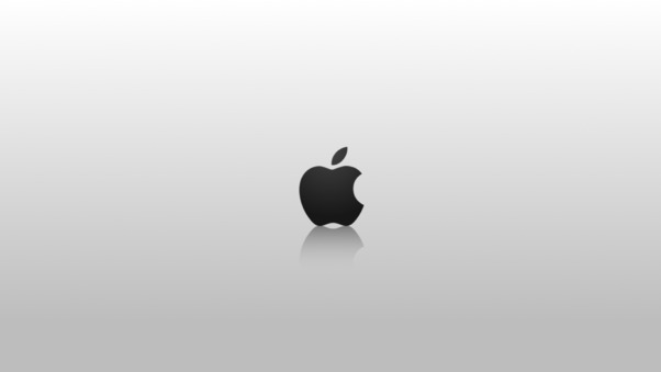Apple Simple Logo Wallpaper