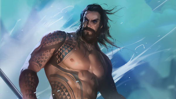 Aquaman Artwork New Wallpaper