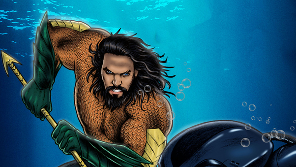 Aquaman Artworks Wallpaper