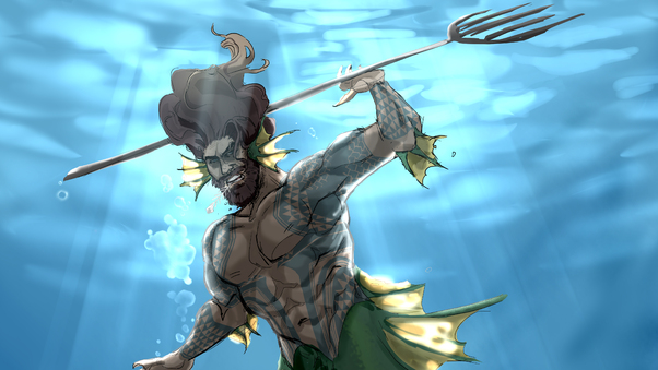 Aquaman Comic Art 4k Wallpaper