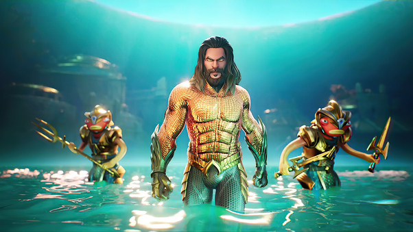 Aquaman In Fortnite Wallpaper