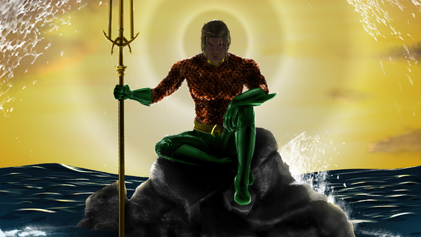 Aquaman King Of The Seven Seas Poster Art Wallpaper