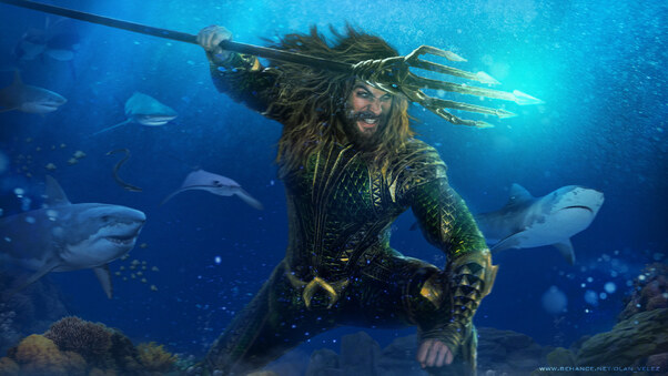Aquaman Protector Of The Oceans Wallpaper