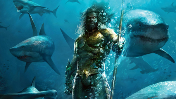 Aquaman Under Water Wallpaper
