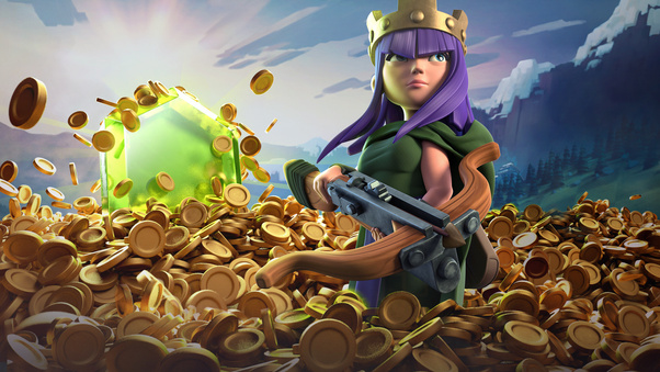 Archer Queen Clash Of Clans Wallpaper