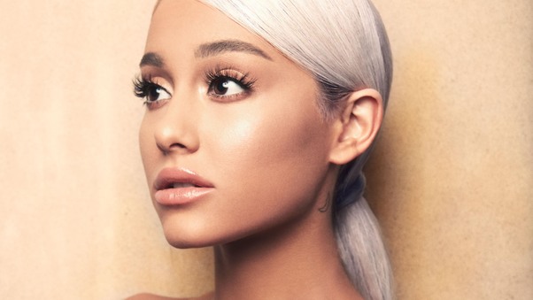 Ariana Grande Face Portrait 4k Wallpaper