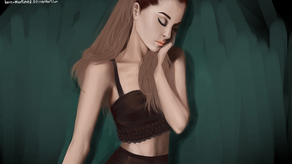 Ariana Grande Fanart Wallpaper