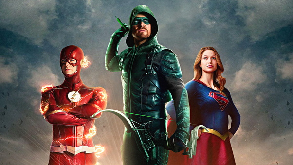 Arrow Flash Supergirl Dctv Trinity Wallpaper