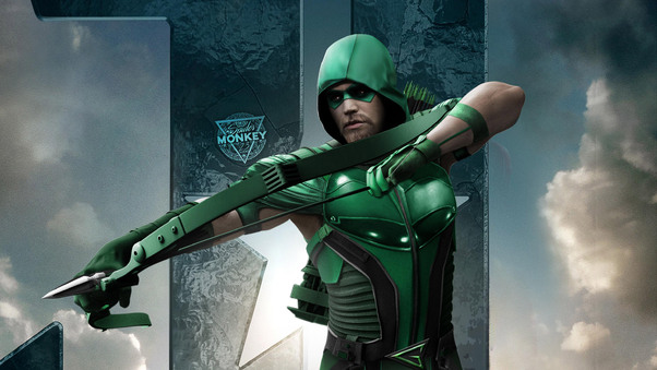 Arrow Justice League Fan Art Wallpaper