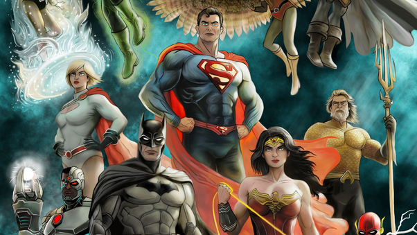 Art 4k Justice League Wallpaper