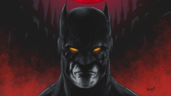 Art Batman 4k New Wallpaper