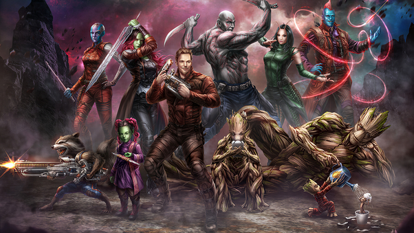 Art Guardians Of Galaxy Vol Wallpaper