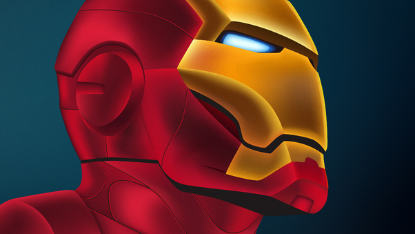 Art Iron Man Closeup Wallpaper