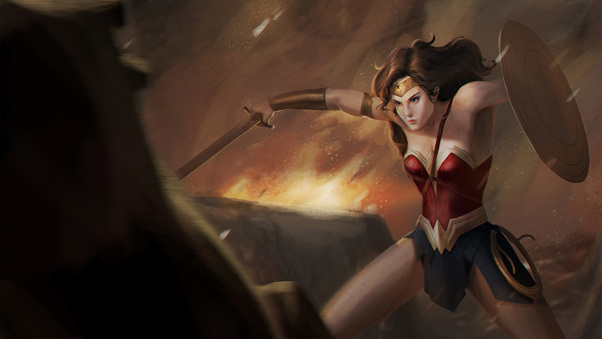 Art New Wonder Woman Wallpaper