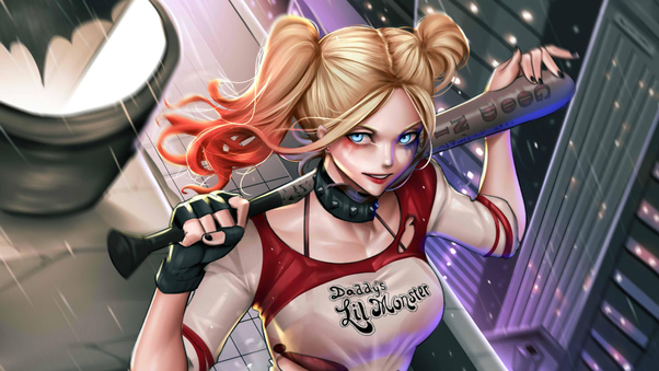 Art Of Harley Quinns Wallpaper