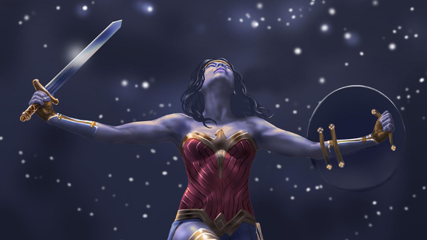 Art Of Wonder Woman Wallpaper