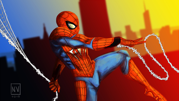 Art Spiderman 5k Wallpaper