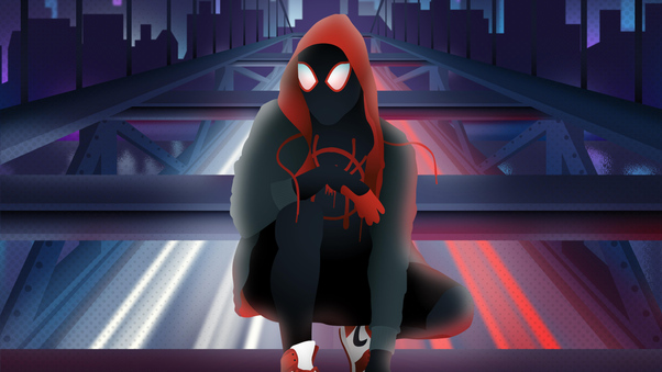 Art Spiderman Miles Morales Wallpaper