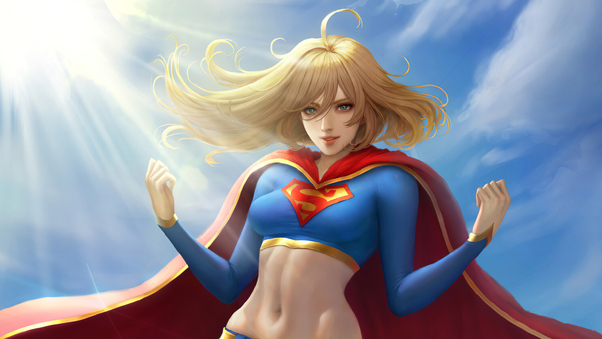 Art Supergirl 4k New Wallpaper