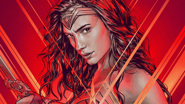 Art Wonder Woman Wallpaper
