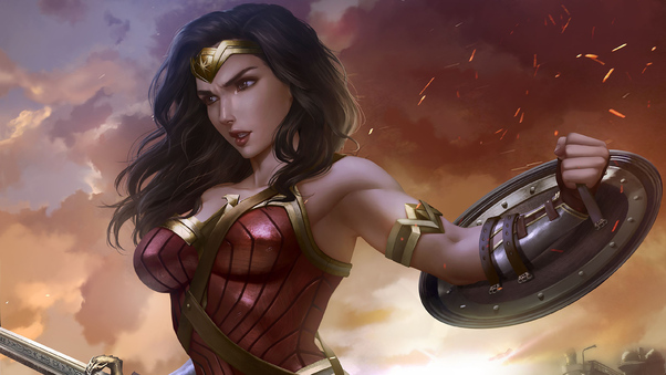 Art Wonder Woman Latest Wallpaper