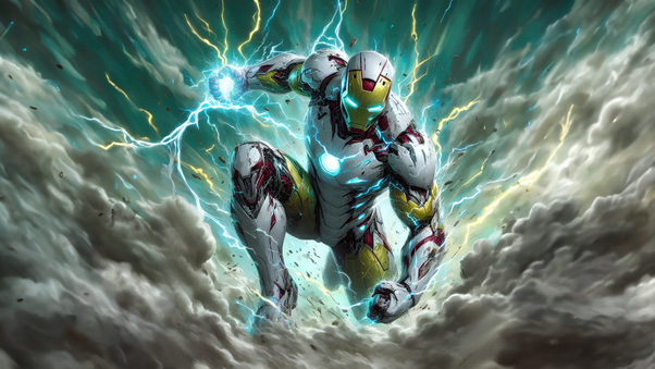 Artful Evolution Of Iron Man Wallpaper