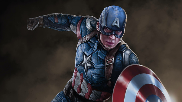Arts Captain America New Wallpaper
