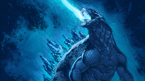 Artwork Godzilla King Of The Monsters Wallpaper