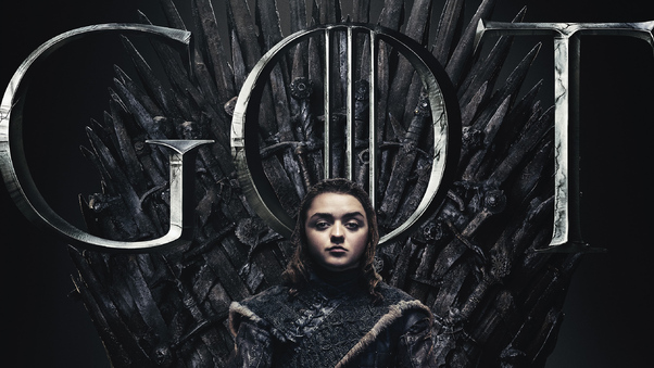 Arya Stark Game Of Thrones Season 8 Poster Wallpaper