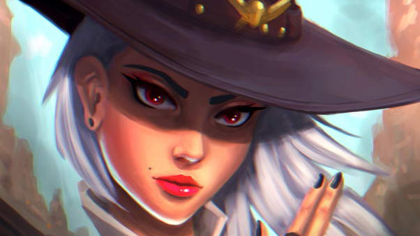 Ashe From Overwatch Wallpaper