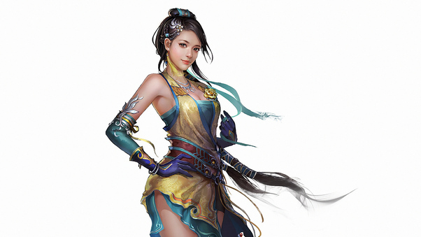 Asian Ancient Girl Fantasy 4k Wallpaper