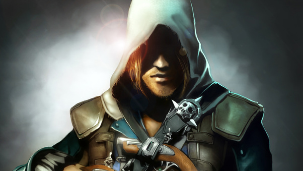 Assassins Creed 4 Black Flag Art Wallpaper