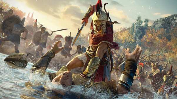 Assassins Creed Odyssey War 4k Wallpaper