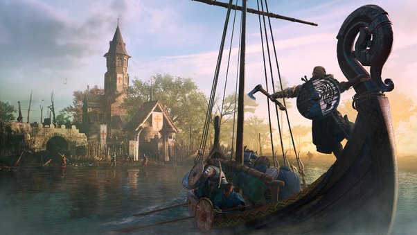Assassins Creed Valhalla Game 4k New Wallpaper
