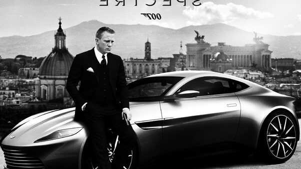 Aston Martin Daniel Craig Spectre Wallpaper
