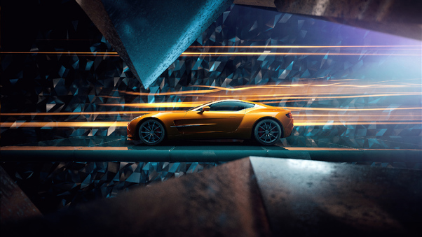 Aston Martin Golden Ride 4k Wallpaper